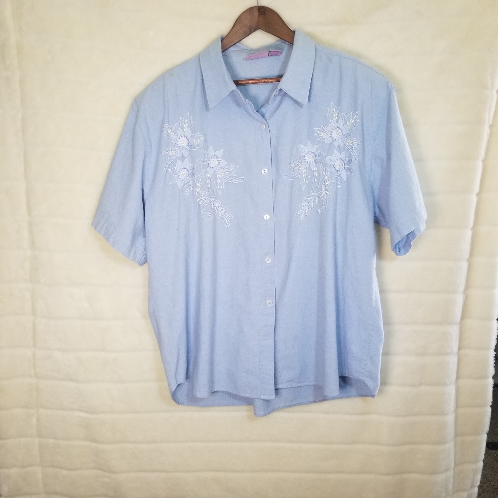 Vintage Premier Button Down Top - image 1